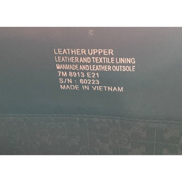 Tory Burch Everly Black Logo Knee High Leather Riding Boots size 7M - Picture 5 of 16